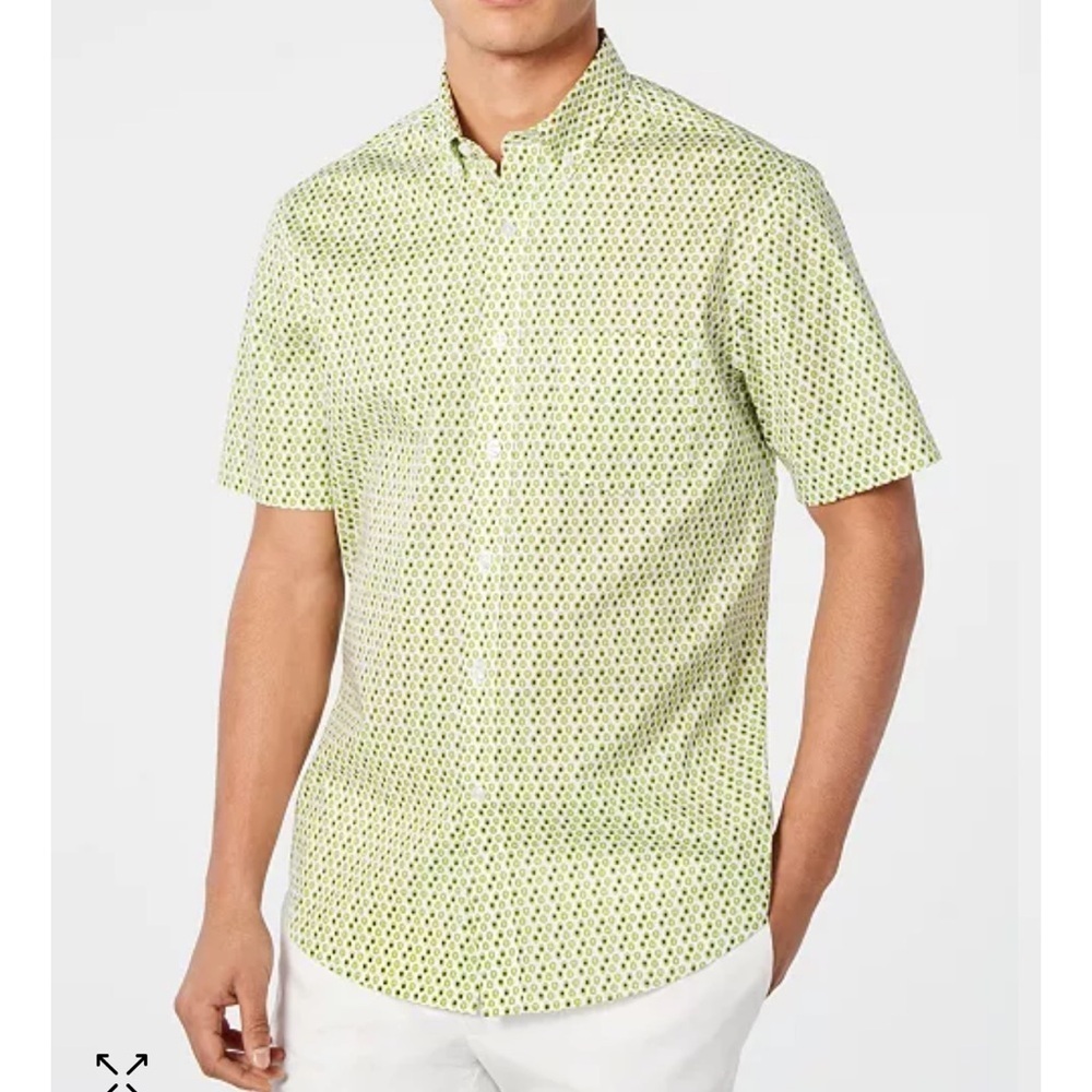 Club Room, avocado, button front new shirt size XL